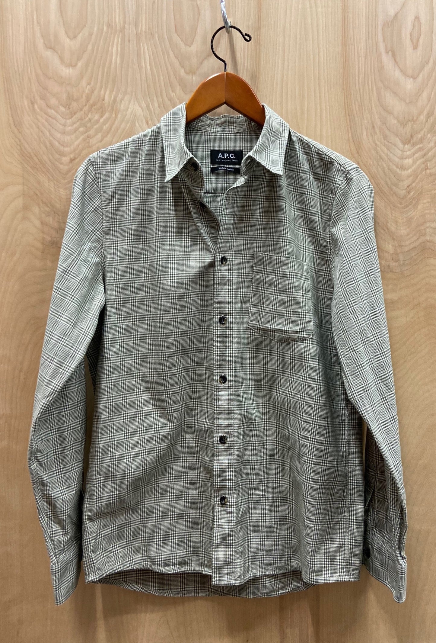 Camisa con botones a cuadros de APC