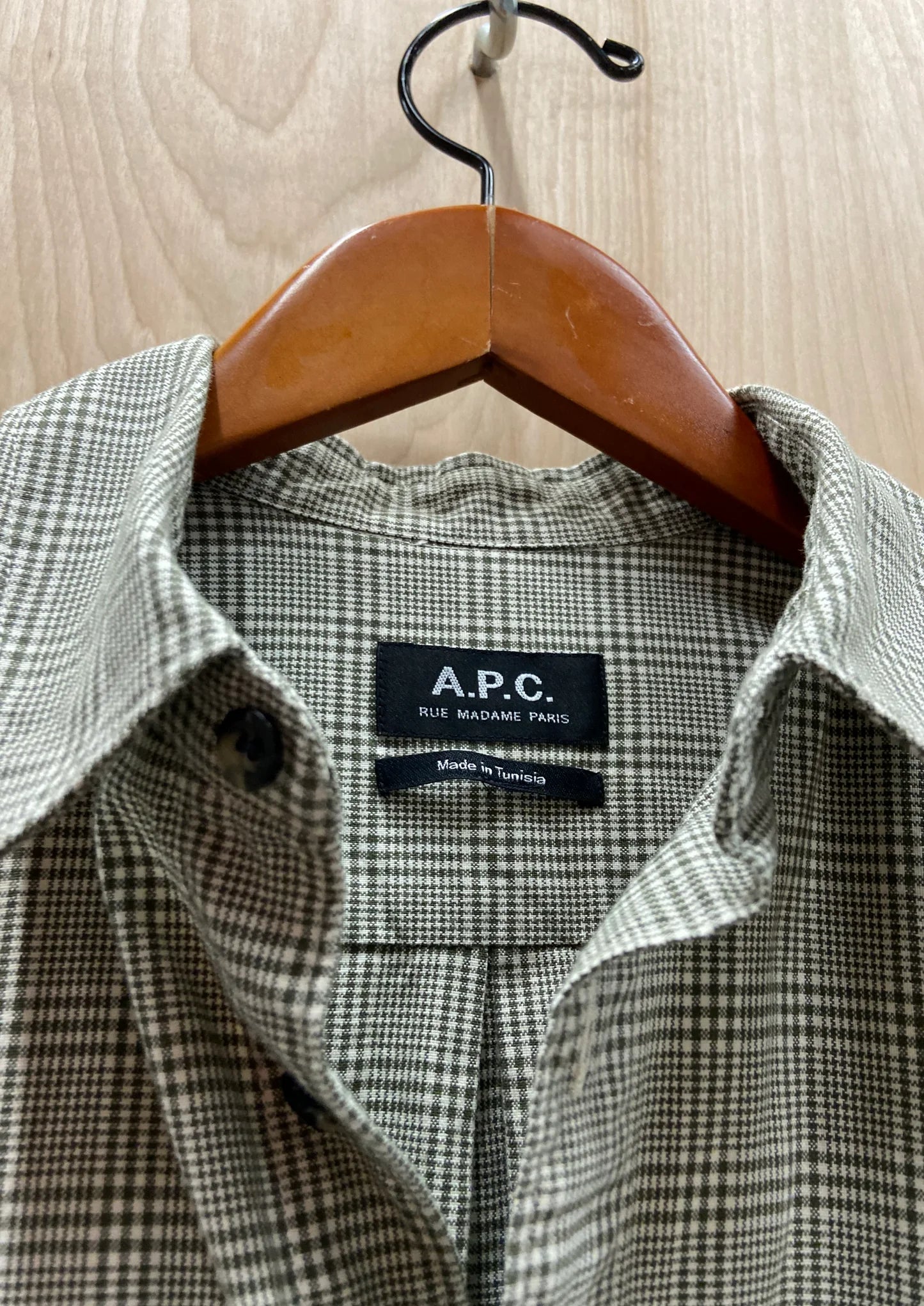 APC Plaid Buttondown Shirt