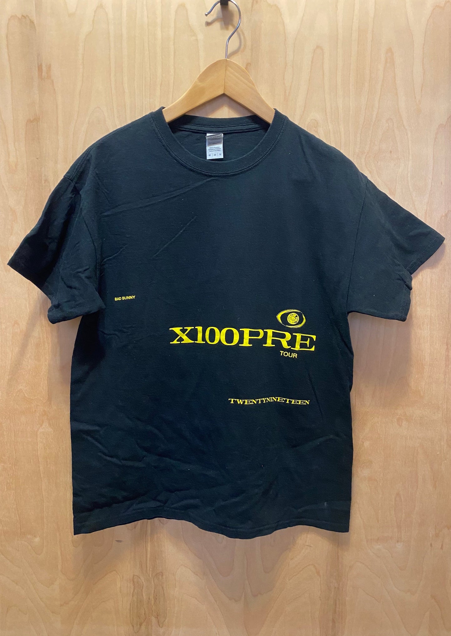 2019 Bad Bunny "X100PRE" Tour T-Shirt (M)