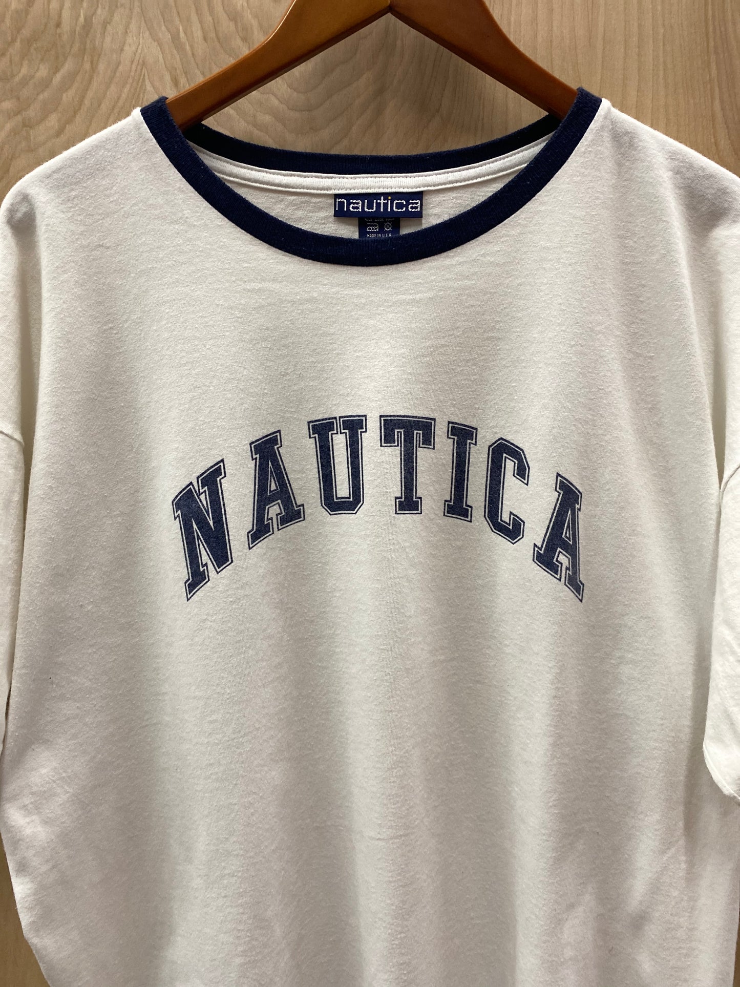 Cargar imagen en el visor de la galería, Nautica Bold Logo T-Shirt (4811528405072)
