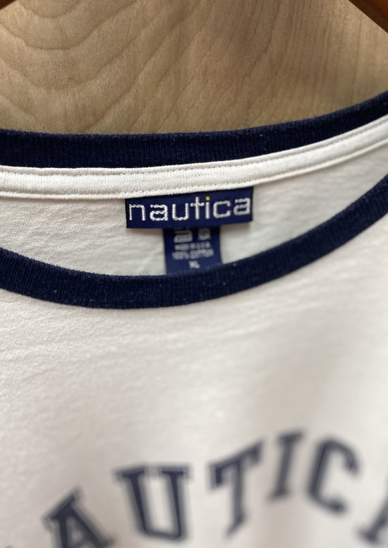 Cargar imagen en el visor de la galería, Nautica Bold Logo T-Shirt (4811528405072)
