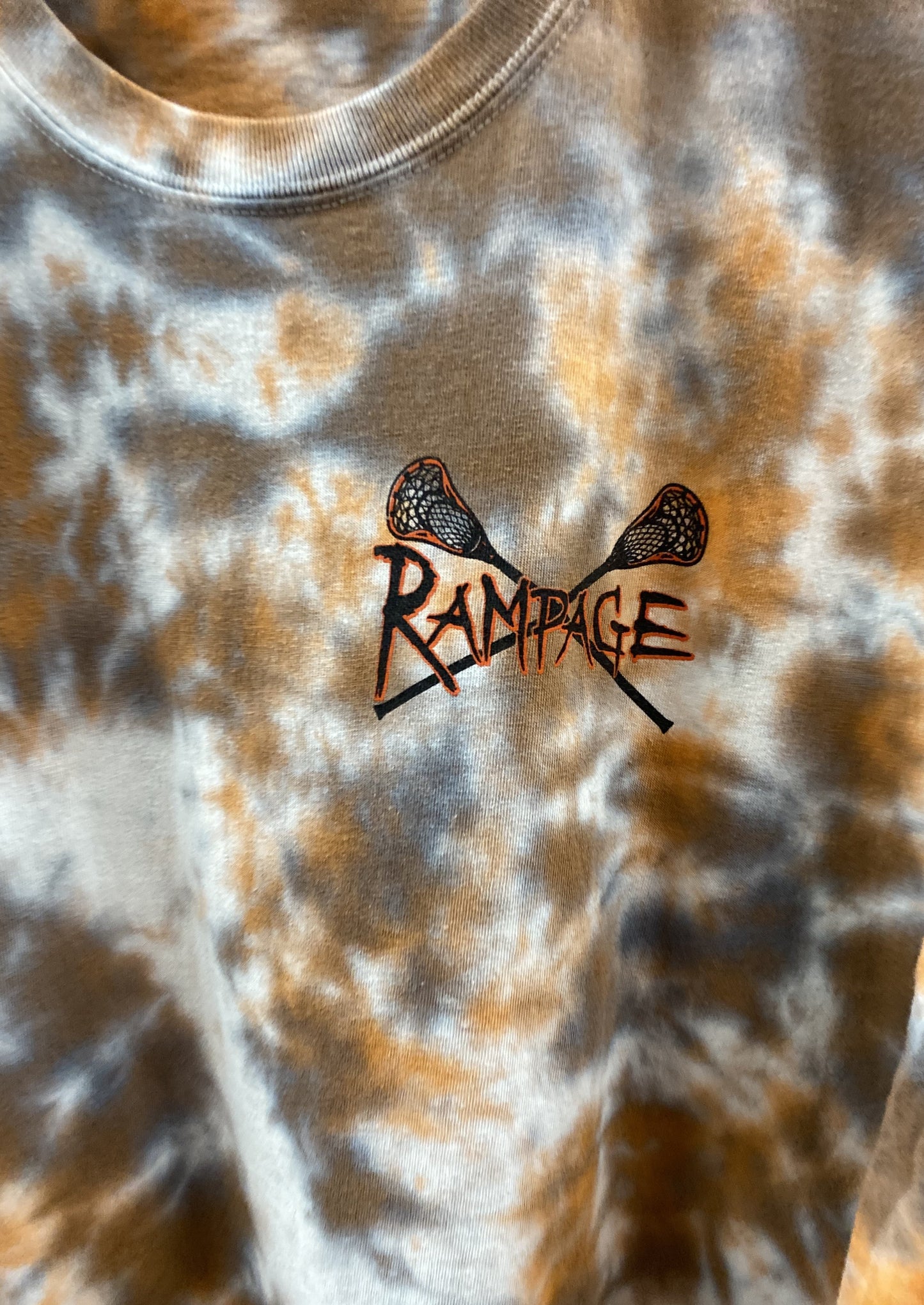 Cargar imagen en el visor de la galería, Rampage Lacrosse Tye Dye T-Shirt (4811529191504)
