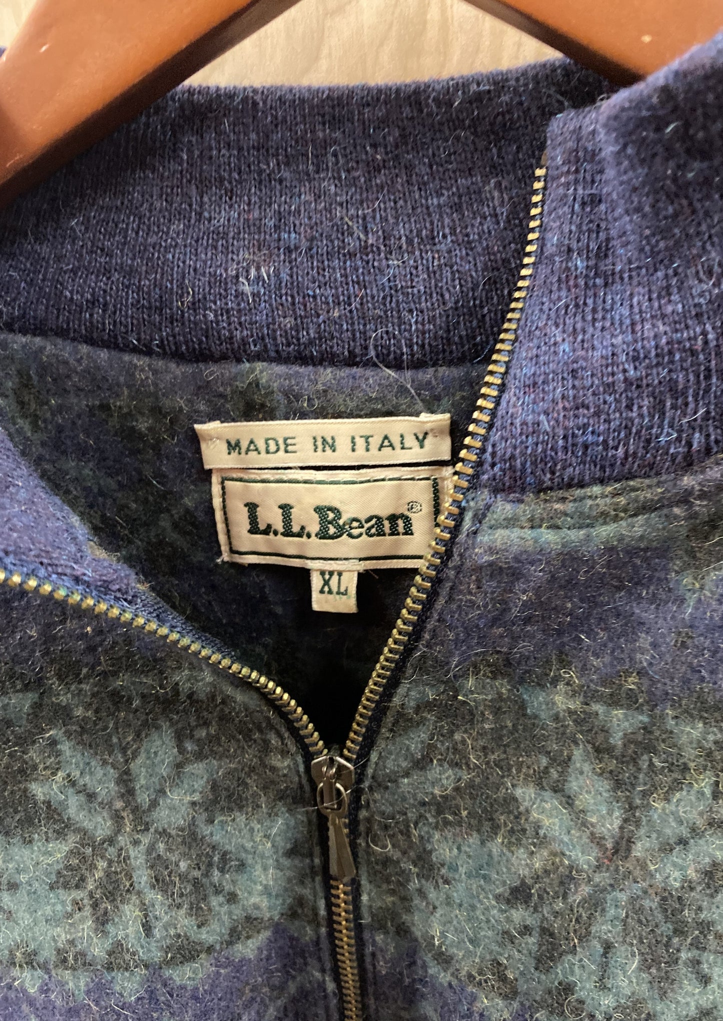 L.L Bean Quarter Zip Sweater (4811527520336)