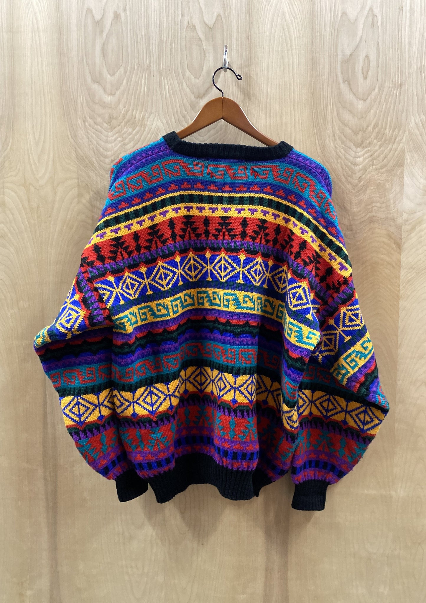 Vintage Obermeyer Multicolor Ski Sweater (4811530731600)