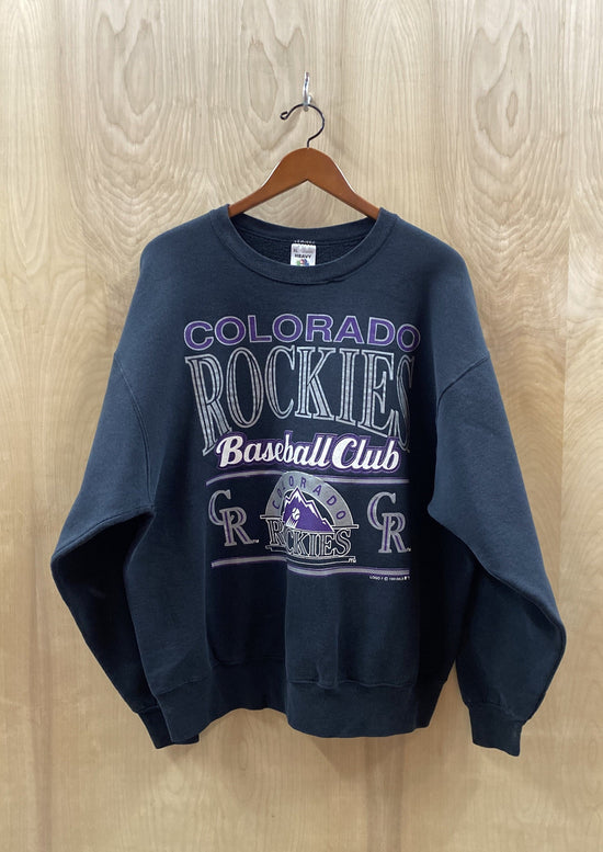 1991 Colorado Rockies Baseball Club Crew Neck (4853570895952)