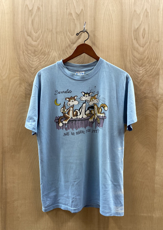 1985 Sausalito Cats T-Shirt (4811525423184)