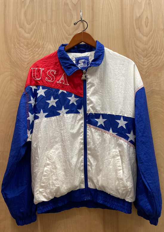 Load image into Gallery viewer, 1996 Atlanta Olympics U.S.A track Jacket (S)
