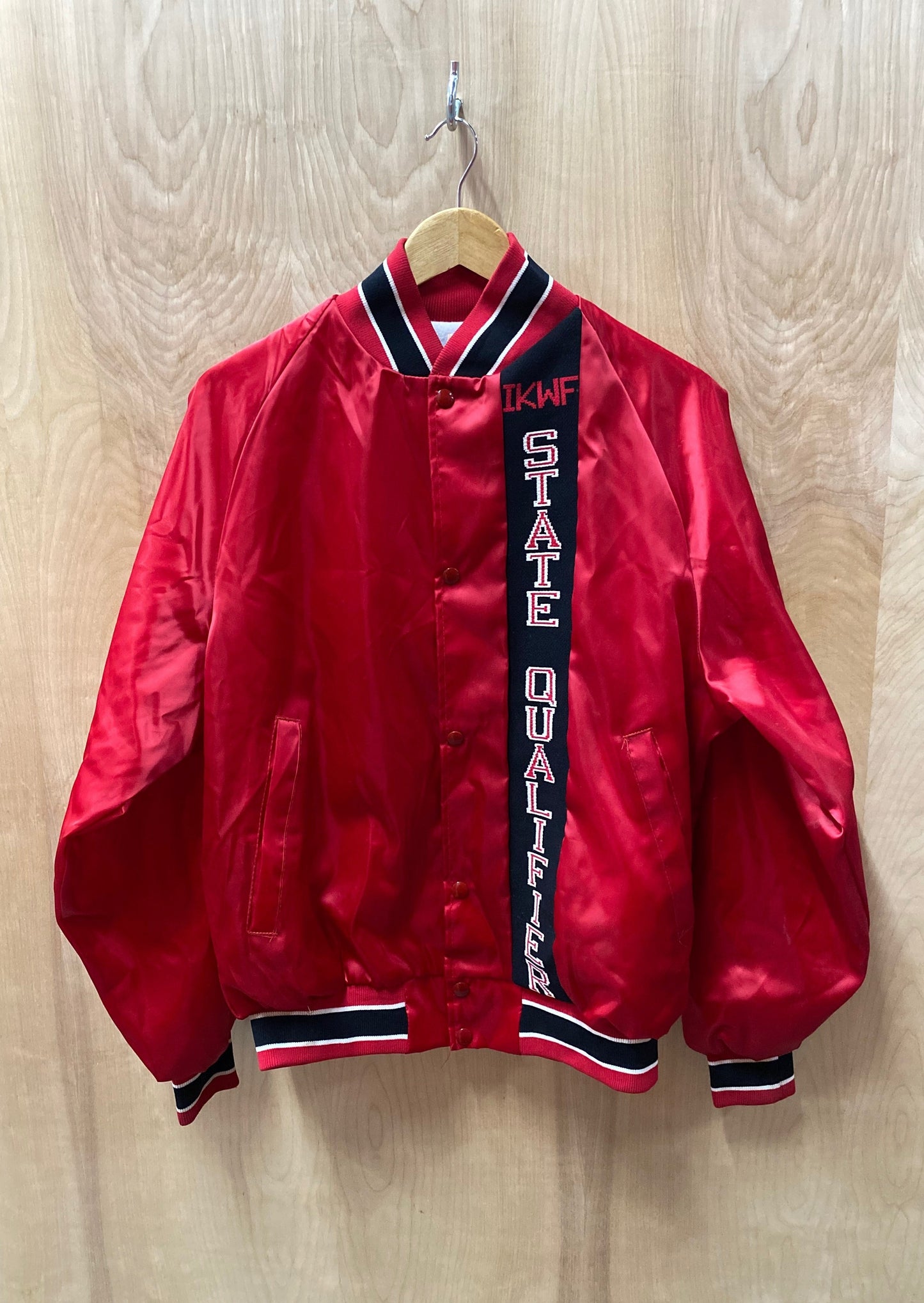 Vintage Westark Wrestling State Qualifiers stain bomber (4811530928208)