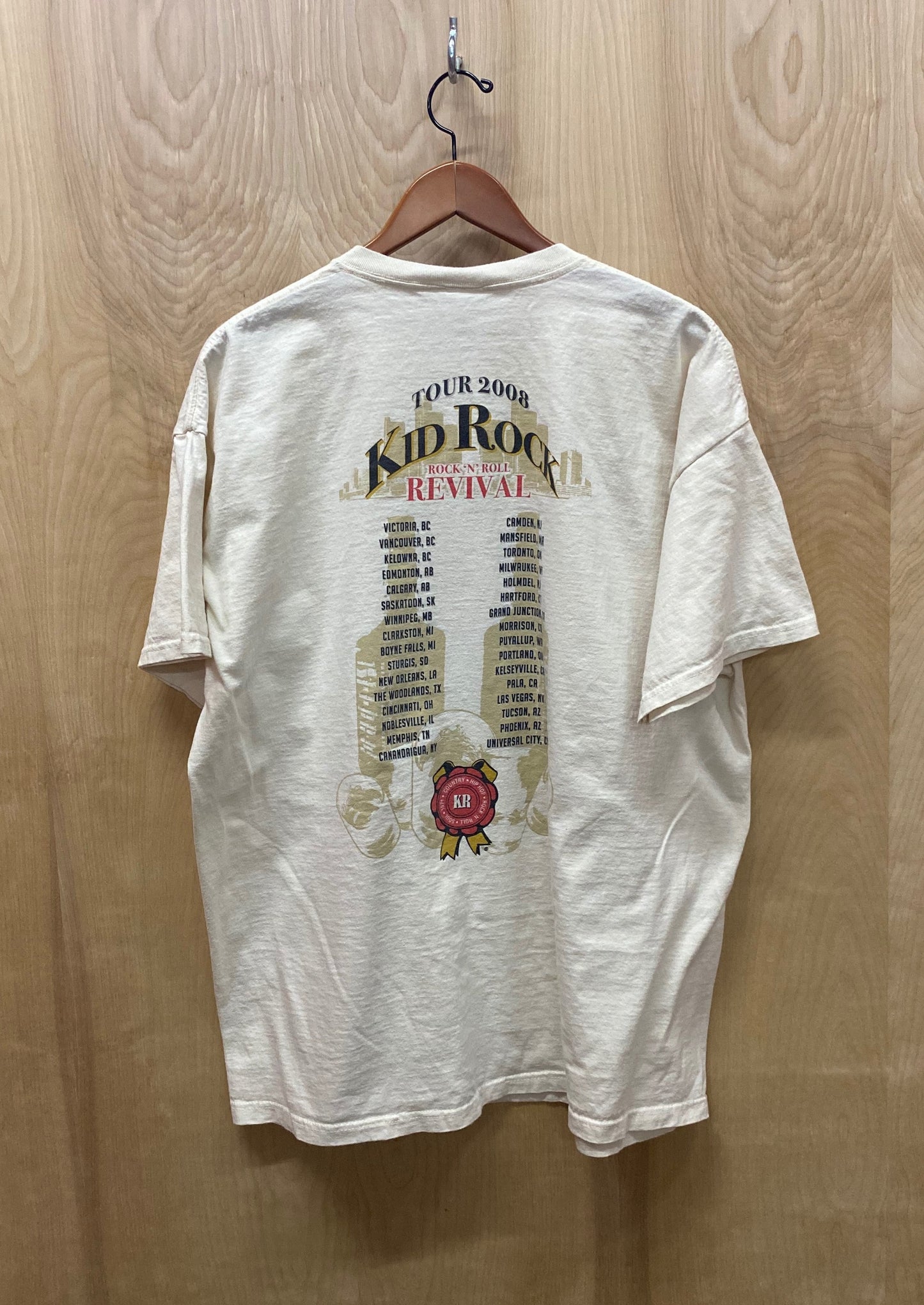 Cargar imagen en el visor de la galería, 2008 Kid Rock Rock&amp;amp;Roll Rivival Tour T-Shirt (6556821061712)
