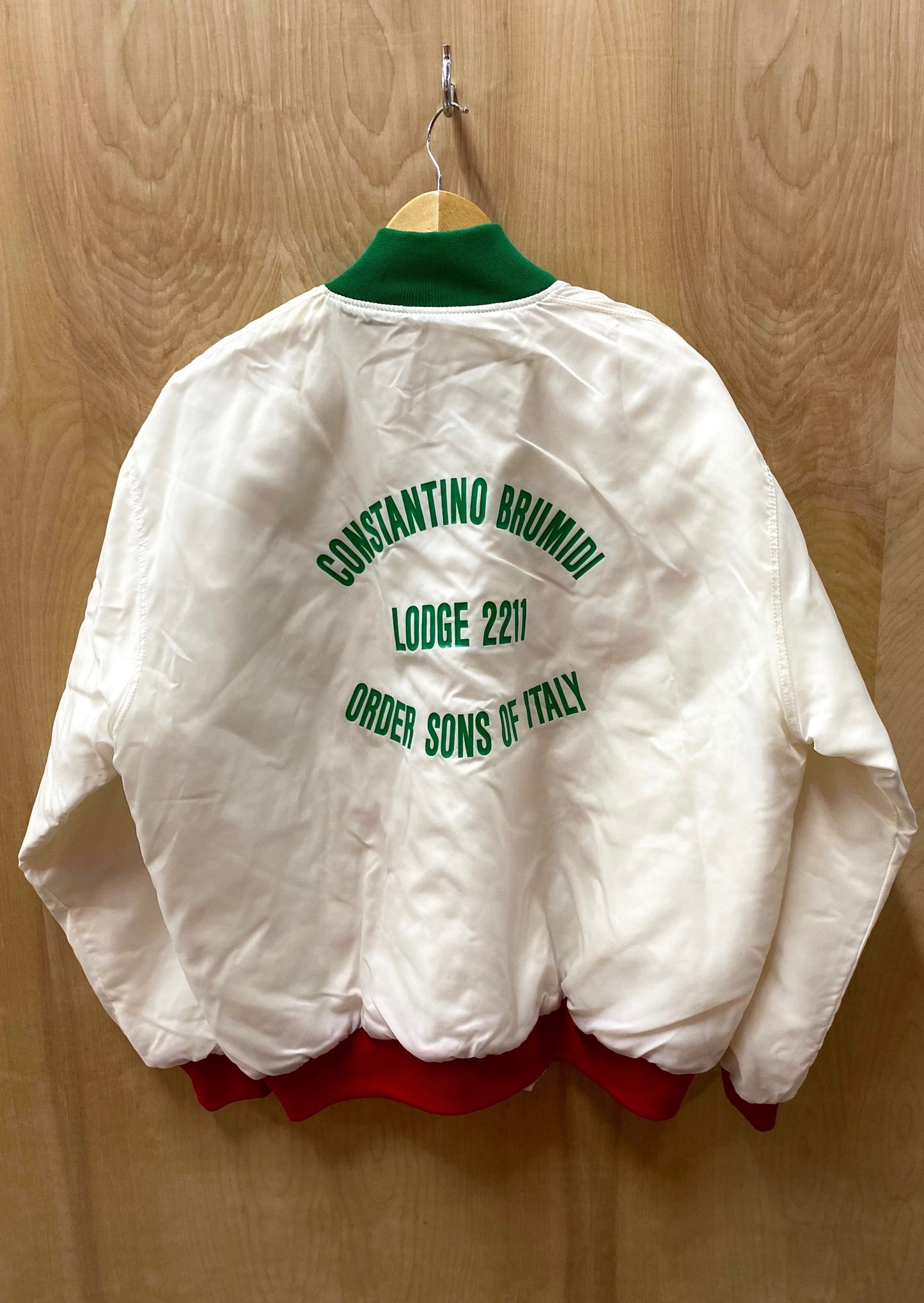 "Order Sons of Italy in America" Satin bomber (4811528863824)