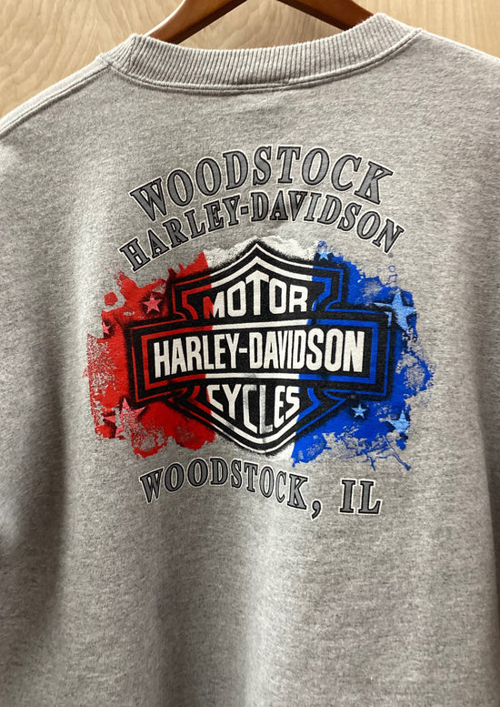 Harley Davidson Crewneck - Woodstock,IL (4811527258192)