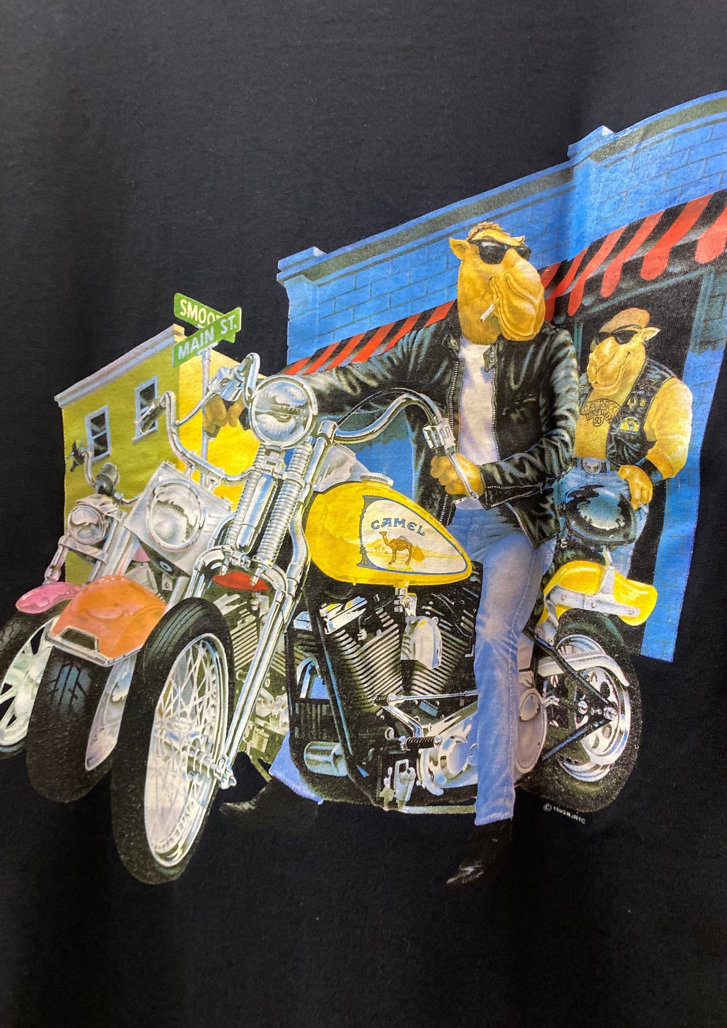 Vintage Camel Motorcycle T-Shirt (4811530240080)