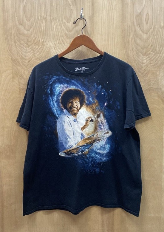 Load image into Gallery viewer, Bob Ross Galaxy T-Shirt (6584617271376)
