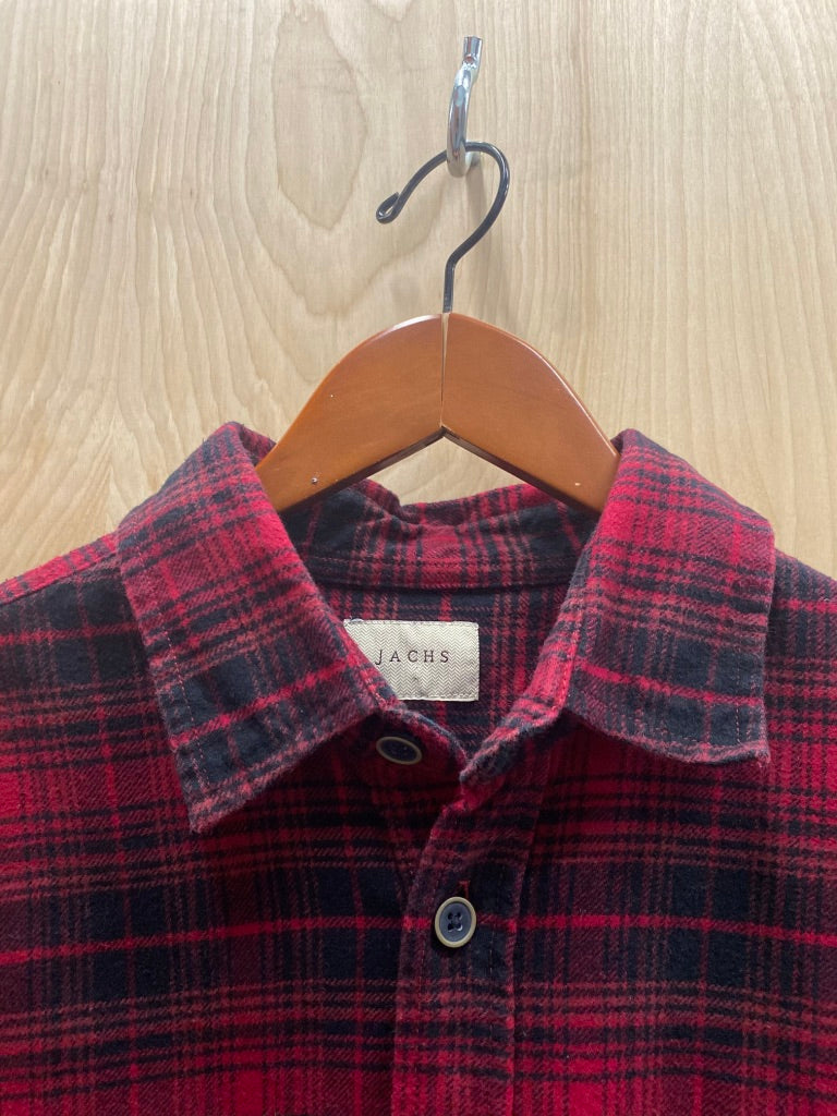 JACHS Long Sleeve Flannel Shirt (6584617828432)