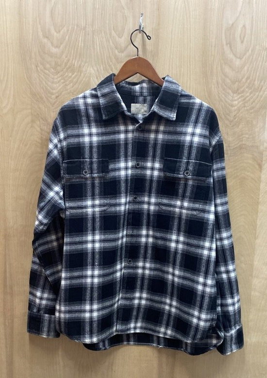 JACHS Long Sleeve Flannel Shirt (6584617861200)