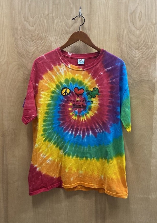 Arteform (Peace,Love,Gators) Tye Dye T-Shirt (6584622219344)