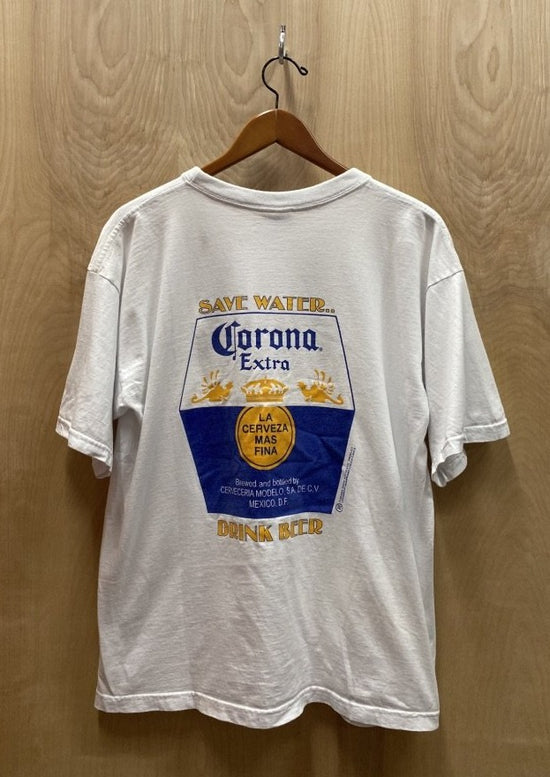 Cargar imagen en el visor de la galería, Corona Beer (Save Water Drink Beer) T-Shirt (6584622809168)
