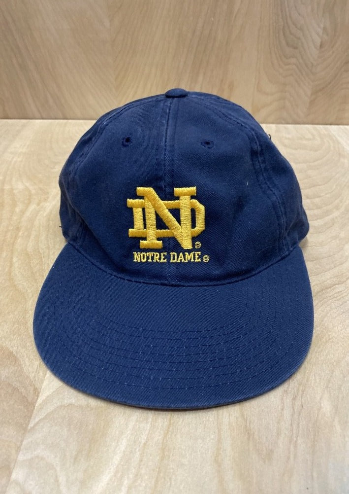 Load image into Gallery viewer, Notre Dame &amp;quot;Go Irish&amp;quot; Strapback Cap (6556976349264)
